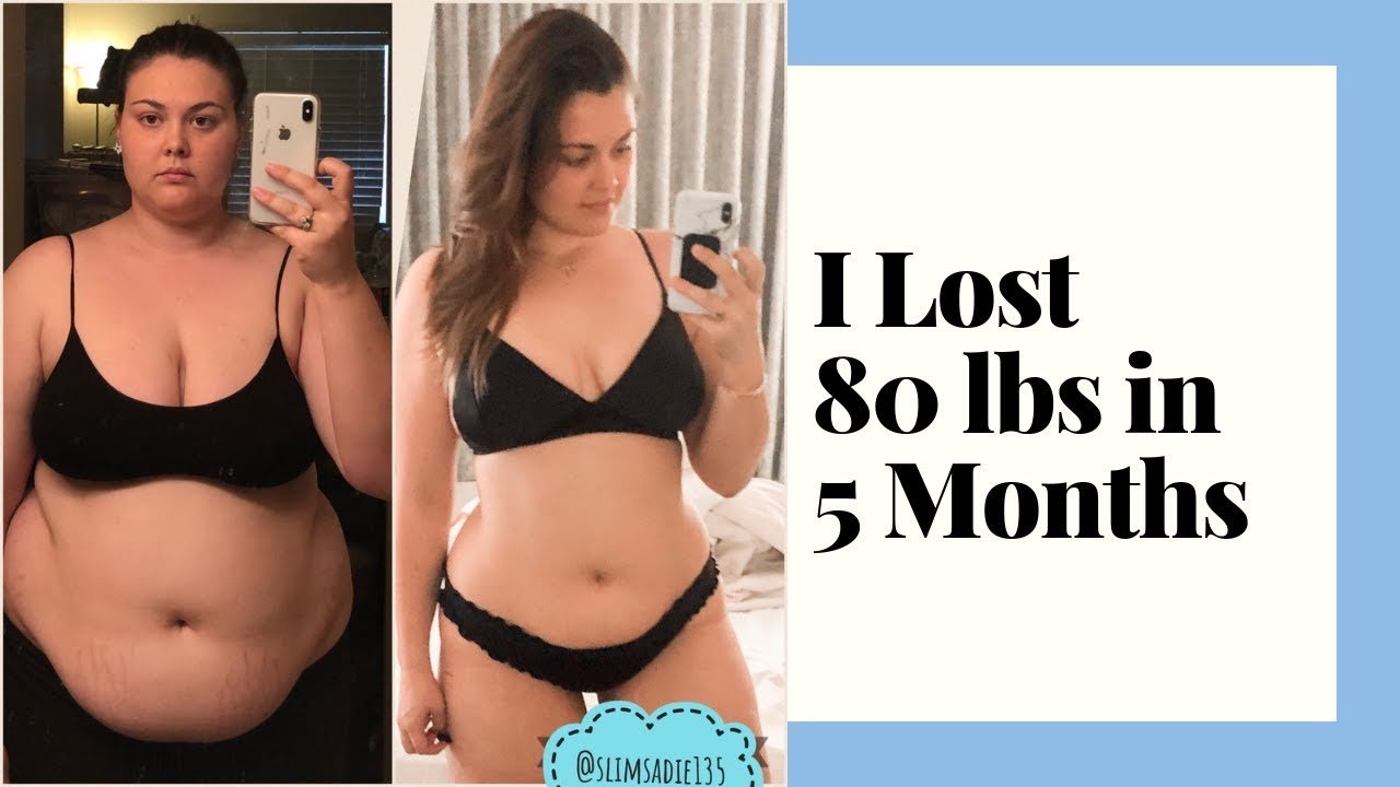 How I Lost 80lbs in 5 Months (With Pictures!)
