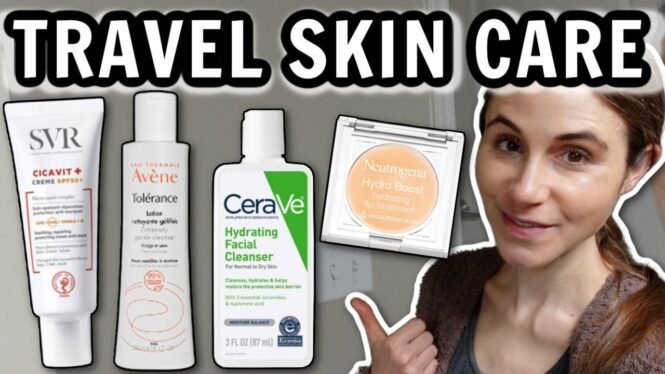 SKIN CARE I PACKED ✈PACK WITH ME FOR A WEEKEND | Dermatologist @DrDrayzday
