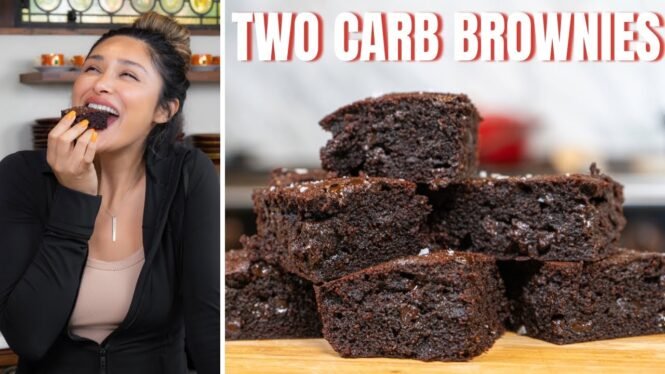 Two Carb Brownies! How to Make the Most AMAZING & EASIEST Keto Low Carb Brownies