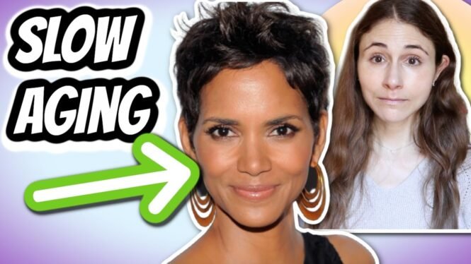 Halle Berry's ANTI AGING KETO DIET? | Dermatologist Response | Dr Dray