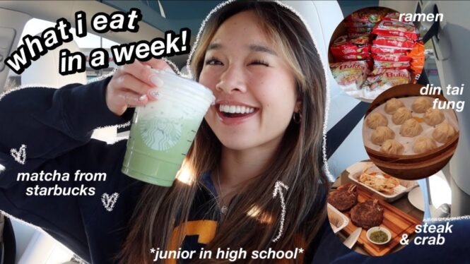 WHAT I EAT IN A WEEK *junior in high school*
