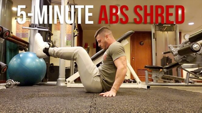 5-Minute Abs Shred Workout | Killer Sixpack Circuit
