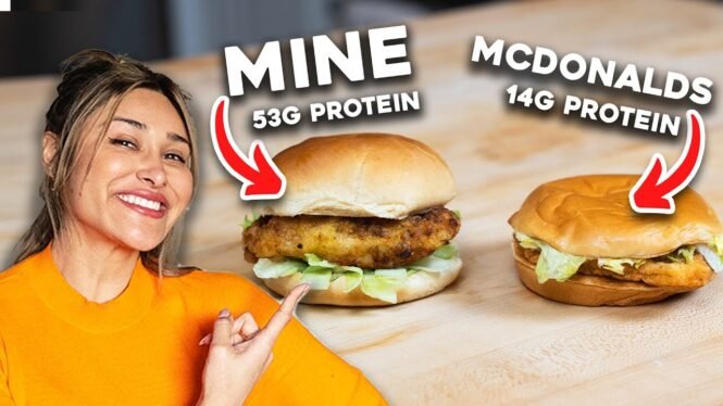 McDonald’s McChicken but HEALTHIER and HIGH PROTEIN