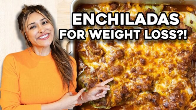 Low Carb Dinner for Two Under $10 | Budget-Friendly Weight Loss Meal I No Tortilla Enchiladas