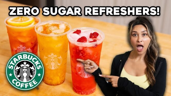 ZERO Sugar Starbucks Refreshers You Can Make At Home!